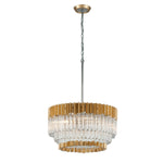 Gold Leaf Ten-Light Pendant