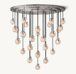 Pearl Round Chandelier 48"