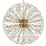 Brass 10-Light Chandelier