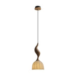 Elowen Twisted Wood Pendant Light