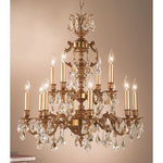 French Gold Twelve-Light Chandelier