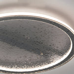 Black Glass LED Flush Mount Ceiling Light