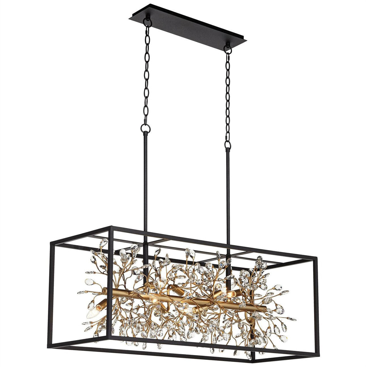 Giordano Crystal Kitchen Island Chandelier