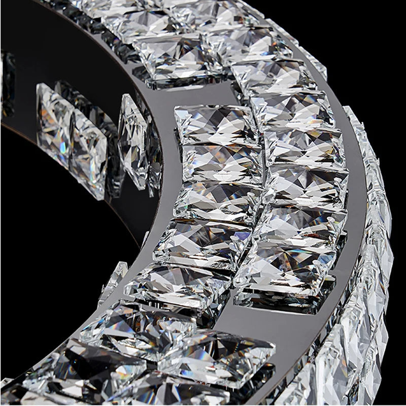 Bacci 2-Tier Crystal Chandelier Light