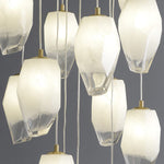 Frost Glass Pendant Foyer Chandelier