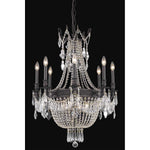 Esperanza Dark Bronze 12-Light Chandelier with Royal Cut Crystal