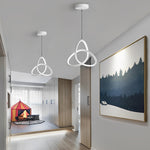 Circular Rings Creative Three Step Dimming LED Modern Chandelier Light