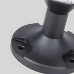 9-In H Waterproof Black Post Solar LED Pier Mount Light