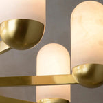 Moonshade Natural Marble Multi Light Chandelier