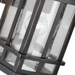 Retro Simple Waterproof Bubbles Glass Shade Modern Outdoor Wall Light