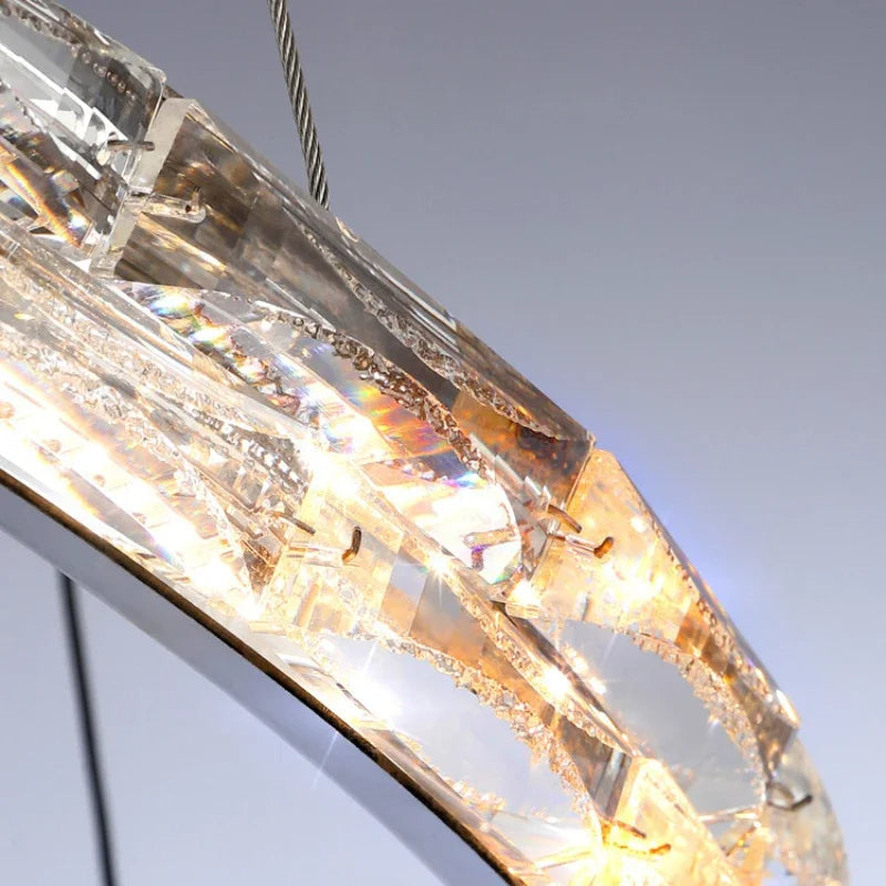 Argento Crystal Modern Chandelier