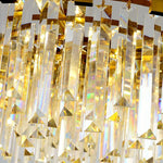 Gio Gold Plated Crystal Chandelier