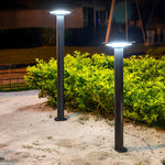 Round Waterproof Intelligent Light Control LED Solar Outdoor Lawn Lamp