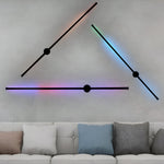 Remote Control RGB Long Strip LED Wall Lamp Sconces Wall Lights