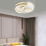 Semicircular Splicing Acrylic Three Step Dimming Modern LED Ceiling Lights