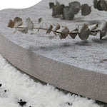 Round Moon 3D Sandstone Painting USB Voice Control Decorative Painting