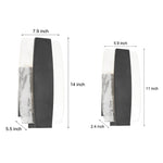 Waterproof LED Handmade Bubbles Glass Black Modern Outdoor Wall Light