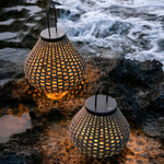 Portable Creative Rattan Waterproof LED Modern Outdoor Lights Lawn Lamp