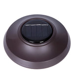 Waterproof Metal Glass LED Retro Modern Solar Powered Lawn Lights