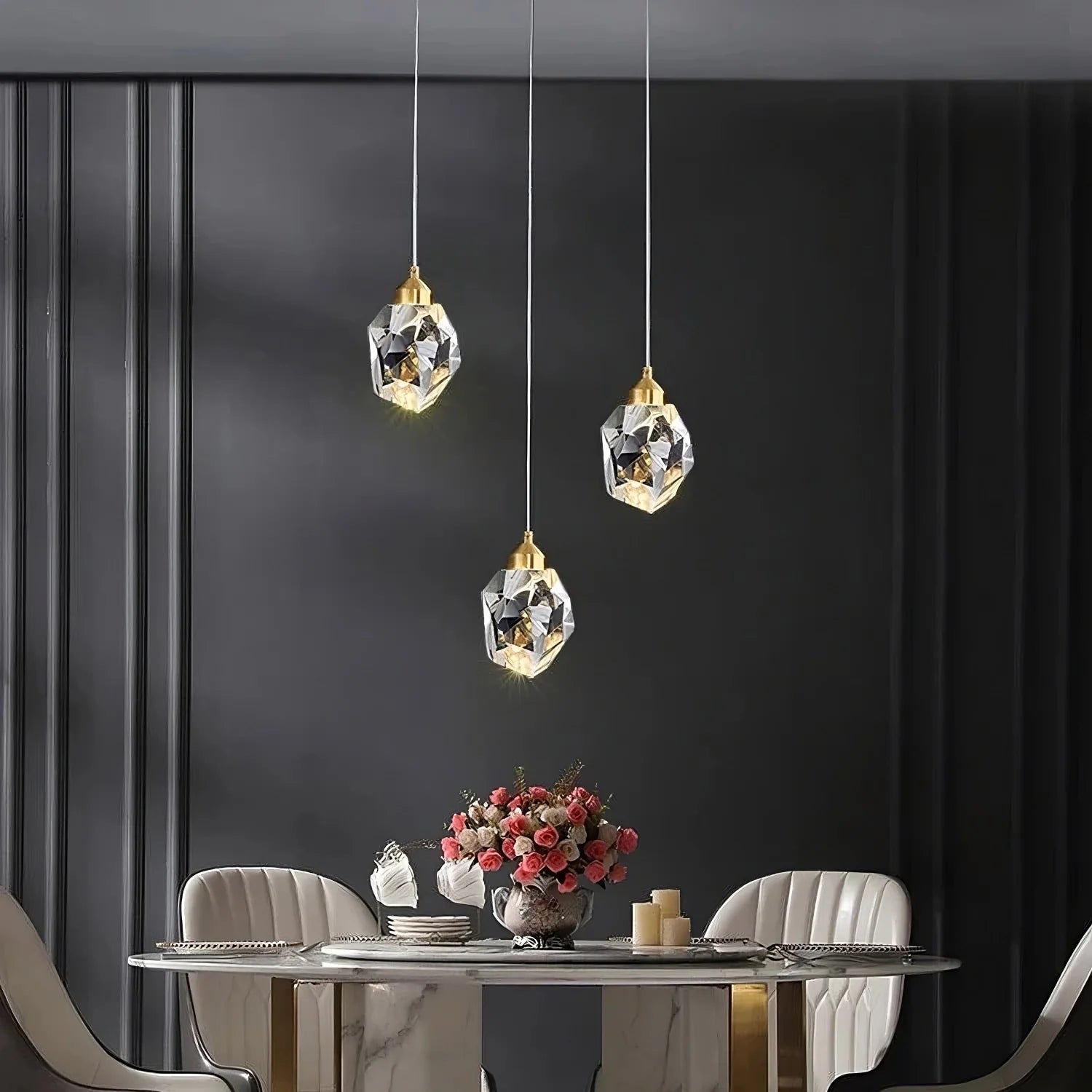 Diamante Crystal Pendant Lights– YOVINO