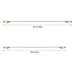 Brass Linear LED Bathroom Vanity Light 35.4’’ & 47.2’’ Elegant Mirror Lighting