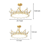 Crystal Crowns 3 Step Dimming with Starry Sky Projection LED Ceiling Lights