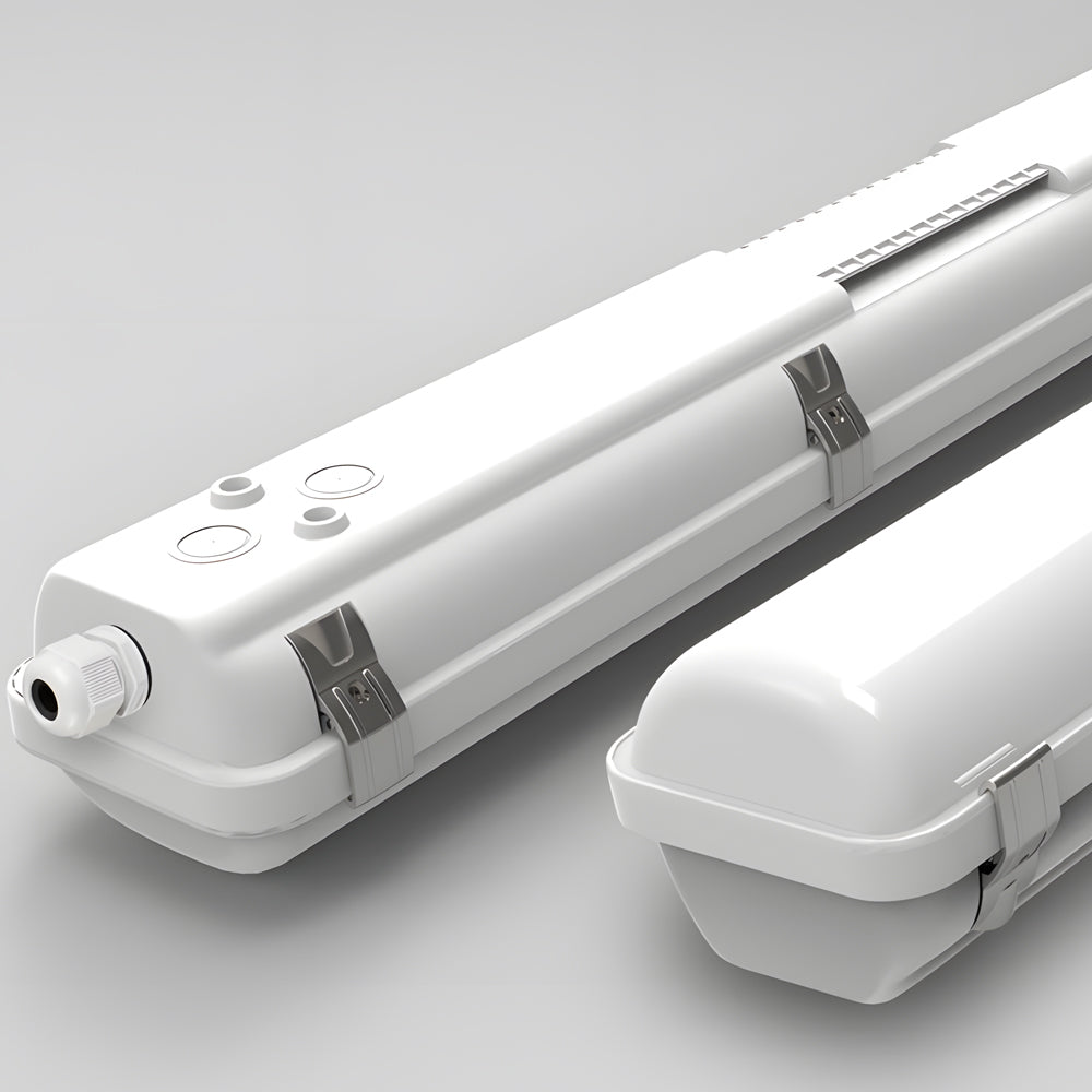 23-inch White Linear Vapor Tight LED Flush Mount Ceiling Light