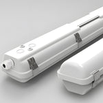 23-inch White Linear Vapor Tight LED Flush Mount Ceiling Light