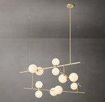 Modern Rail Chandelier 48"