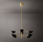 Graphic Chandelier 38"