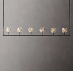 Boule De Cristal Clear Glass Linear Chandelier 60"