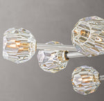 Boule De Cristal Clear Glass Oval Chandelier 72"