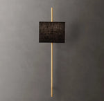 Vela Octagonal Bar Sconce - Rectangular Shade