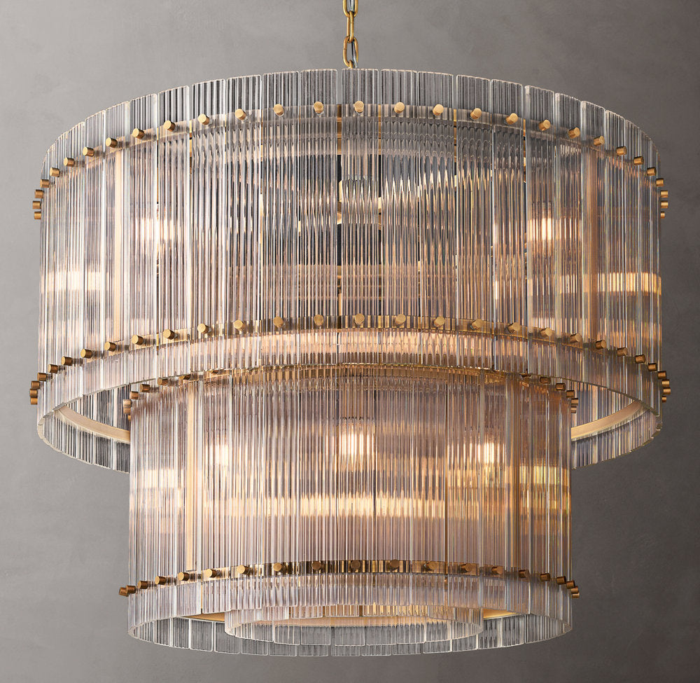 San Marco Two-Tier Round Chandelier 37"