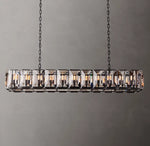 Harlow Crystal Rectangular Chandelier 74"