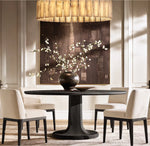 Calamette Onyx Round Chandelier 60"