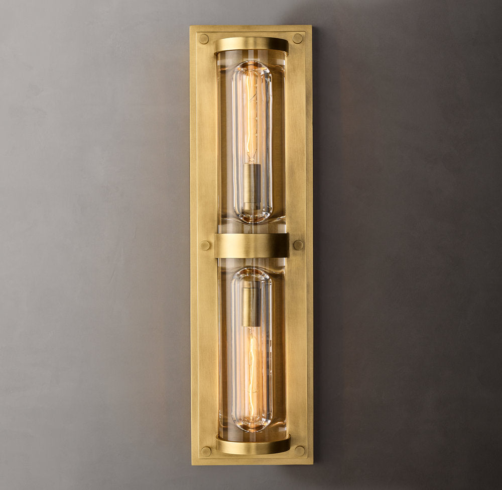 Savile Round Linear Sconce