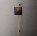 Vela Round Bar Sconce - Round Shade