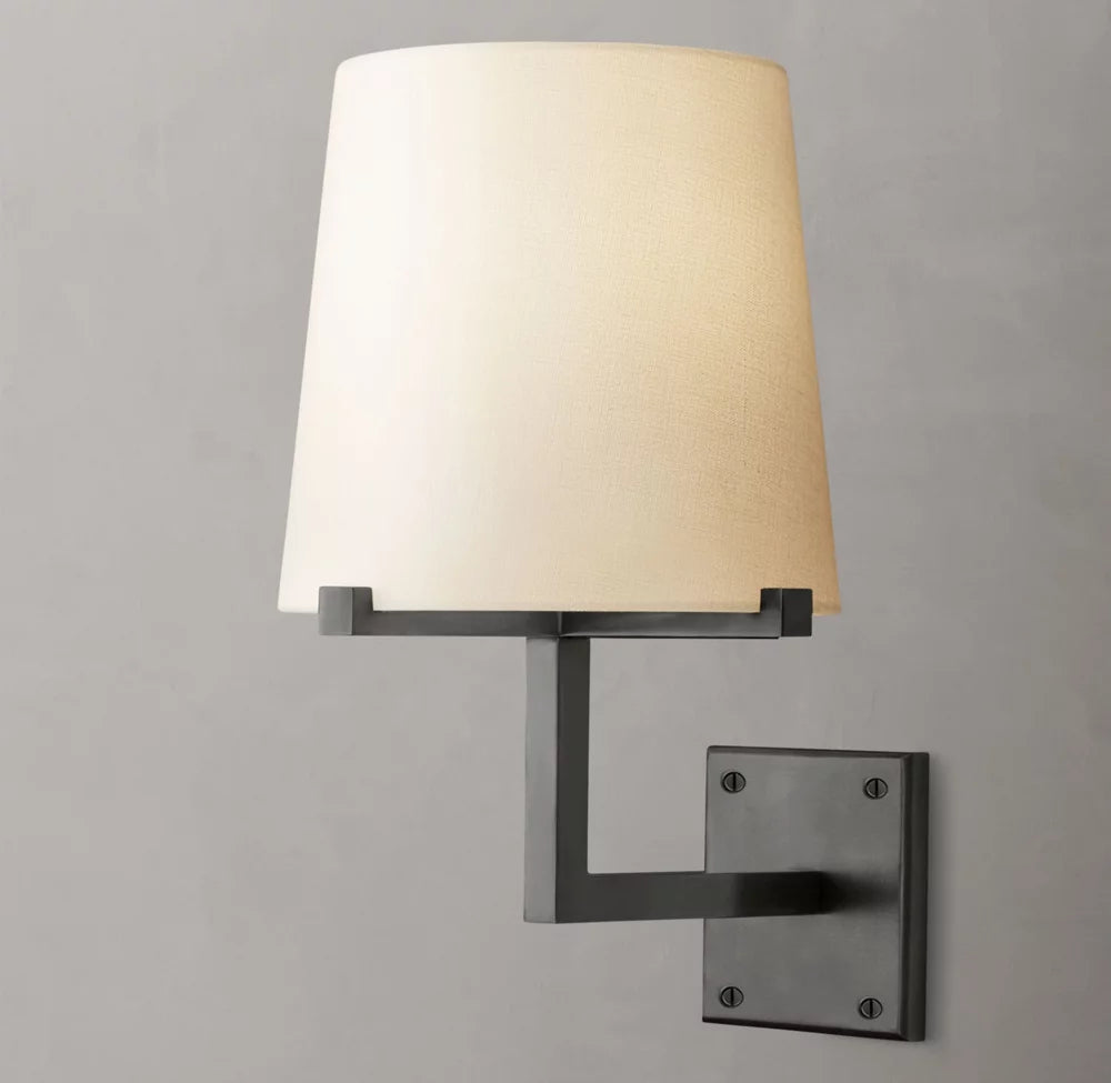 Pauillac Fabric Shade Grand Sconce