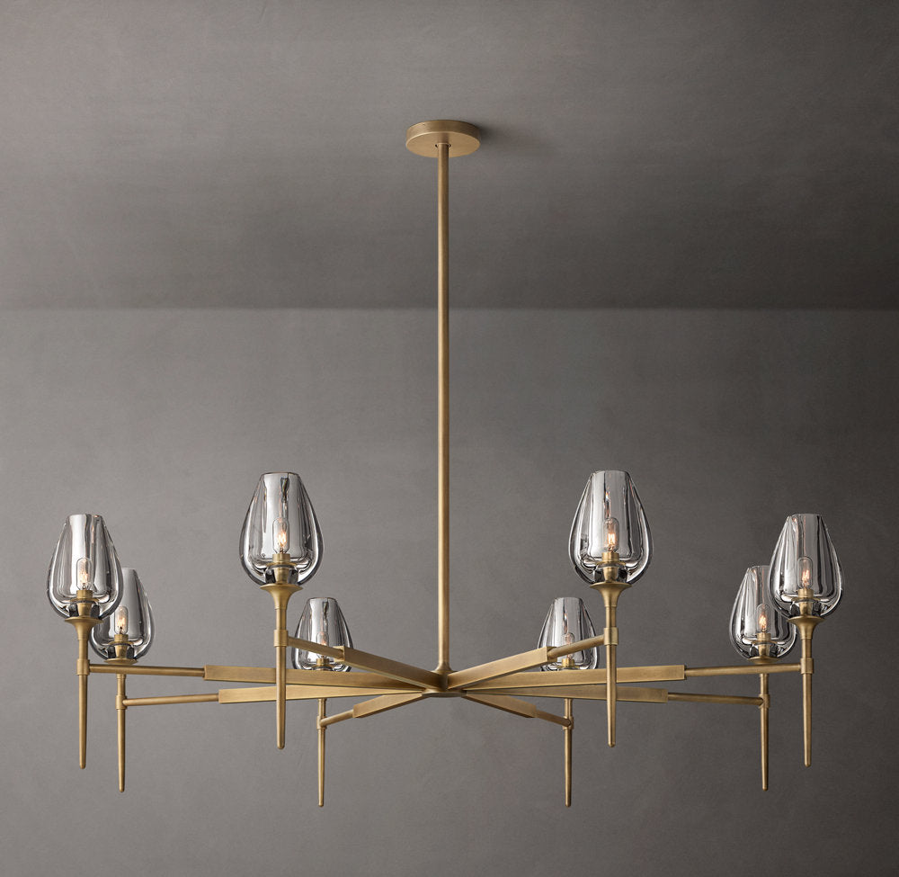 Tulip Round Chandelier 54"