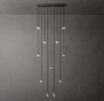 Pearl Rectangular Chandelier 54"