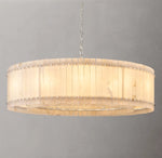 San Marco Alabaster Round Chandelier 60"