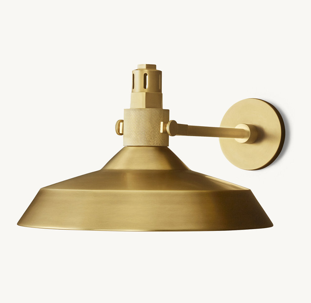 Condorcet Metal Shade Sconce