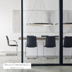 Bodiam Chandelier, 1-Light, LED, Antique Bronze, 48.5"W (700BOD48Z-LED930 70P9D6D)