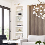 Mara Grande Chandelier, 45-Light, 3-Tier, LED, Aged Brass, Glass, 32.5"W (700MRAGWR-LED927 70E7EVP)