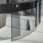 Stratos Chandelier, 1-Light, LED, Black, Transparent Glass, 30.75"W (700STR30KB-LED927 70E7HTX)