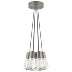 Alva Pendant, 7-Light, LED, Black, 14"W (700TDALVPMC7BB-LEDWD 70E7KRY)