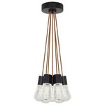 Alva Pendant, 7-Light, LED, Satin Nickel, 14"W (700TDALVPMC7IS-LEDWD 70E7KTE)