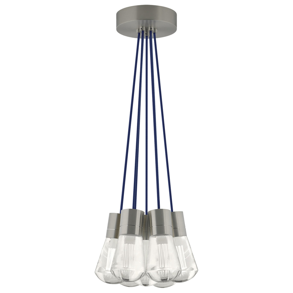 Alva Pendant, 7-Light, LED, Black, 14"W (700TDALVPMC7RB-LED930 70EACKN)