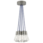 Alva Pendant, 7-Light, LED, Satin Nickel, 14"W (700TDALVPMC7PS-LEDWD 70EACKL)